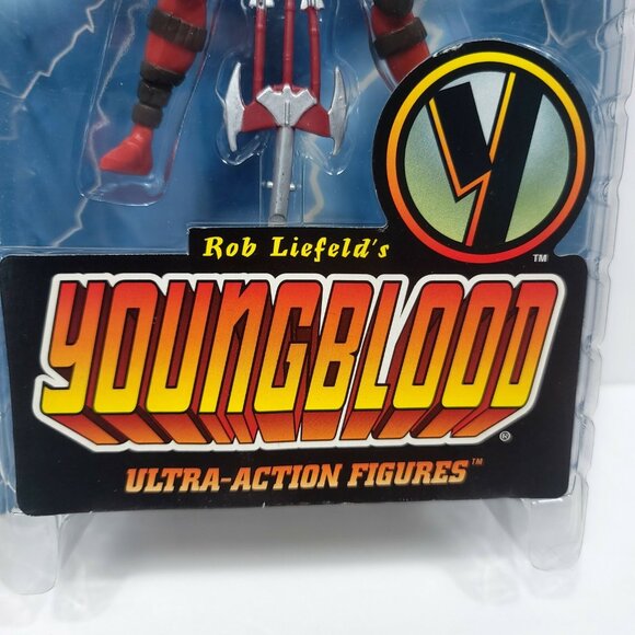 Youngblood SHAFT Ultra-Action Figure 1995 McFarlane Toys Series 1 Sealed NEW - Picture 3 of 6